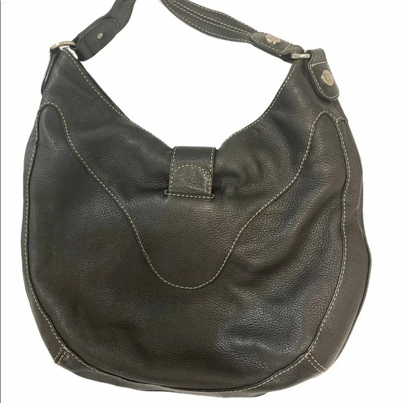 Michael Kors Black Pebbled Leather Hobo Bag - Picture 4 of 14